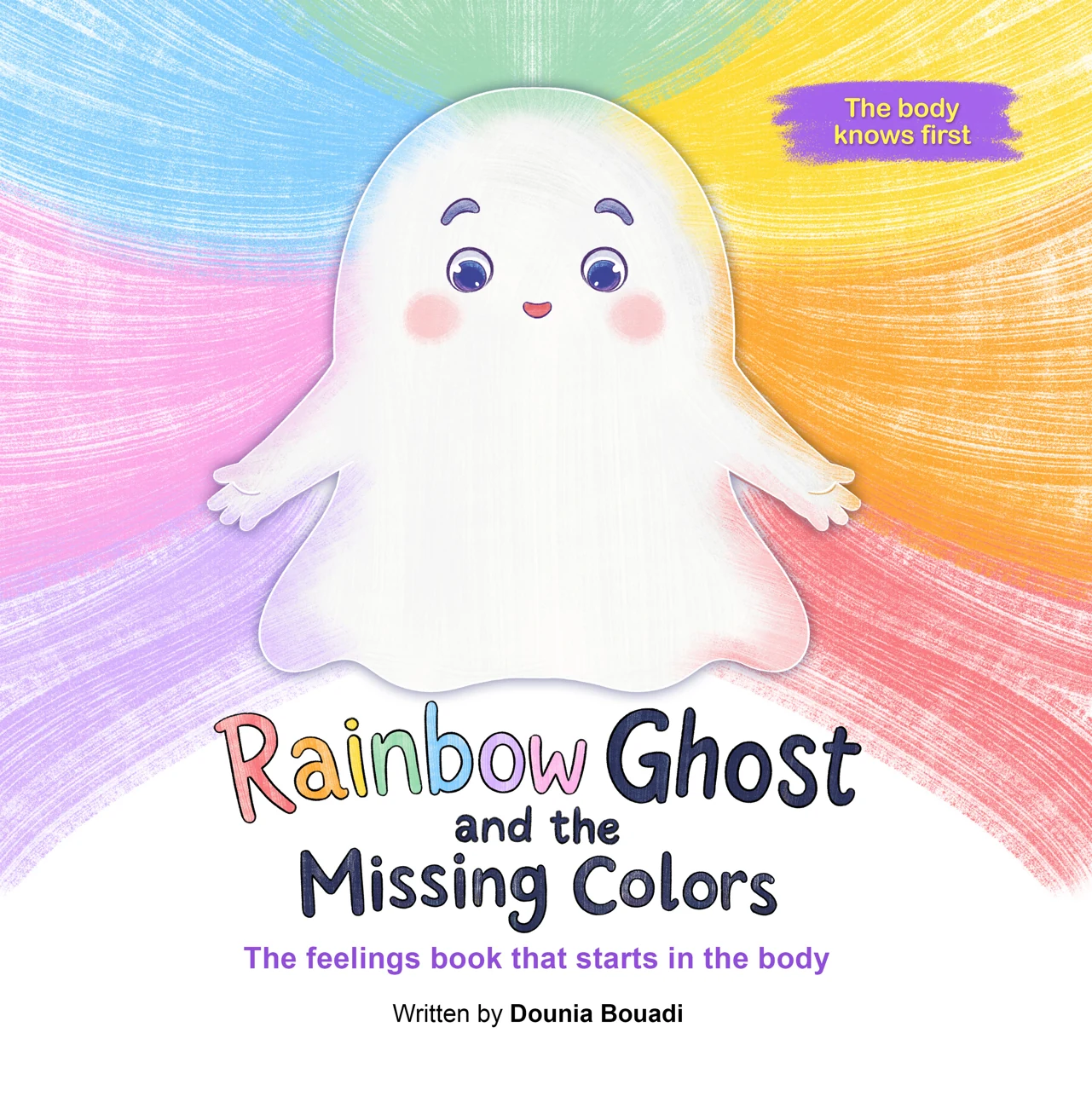 Cover of Rainbow Ghost and the Missing Colors, illustrated by Febriana Kristy Dewanti