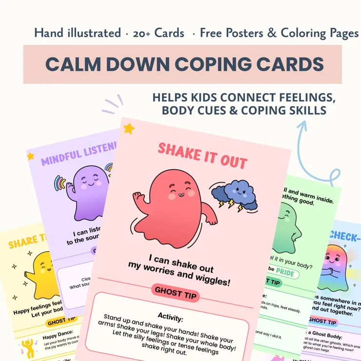 Rainbow Ghost Feeling Cards cover